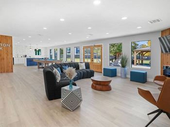 Spacious living room at Lexington Park Apartments, West Valley City, UT 84119